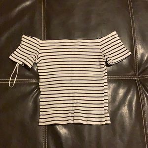 H&M off the shoulder crop top
